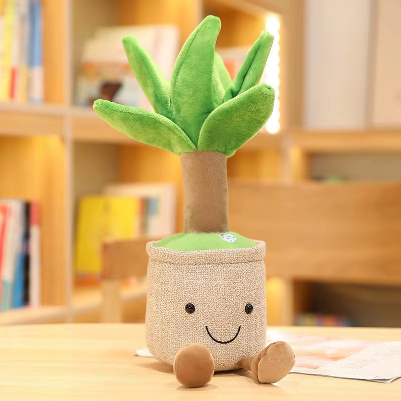 Jellycats Stuffed Plush Plants Lifelike Potted Plant Plush Doll Succulent Pine Tree Cake Bamboo Cactus Pillow Cushion Toy Decor