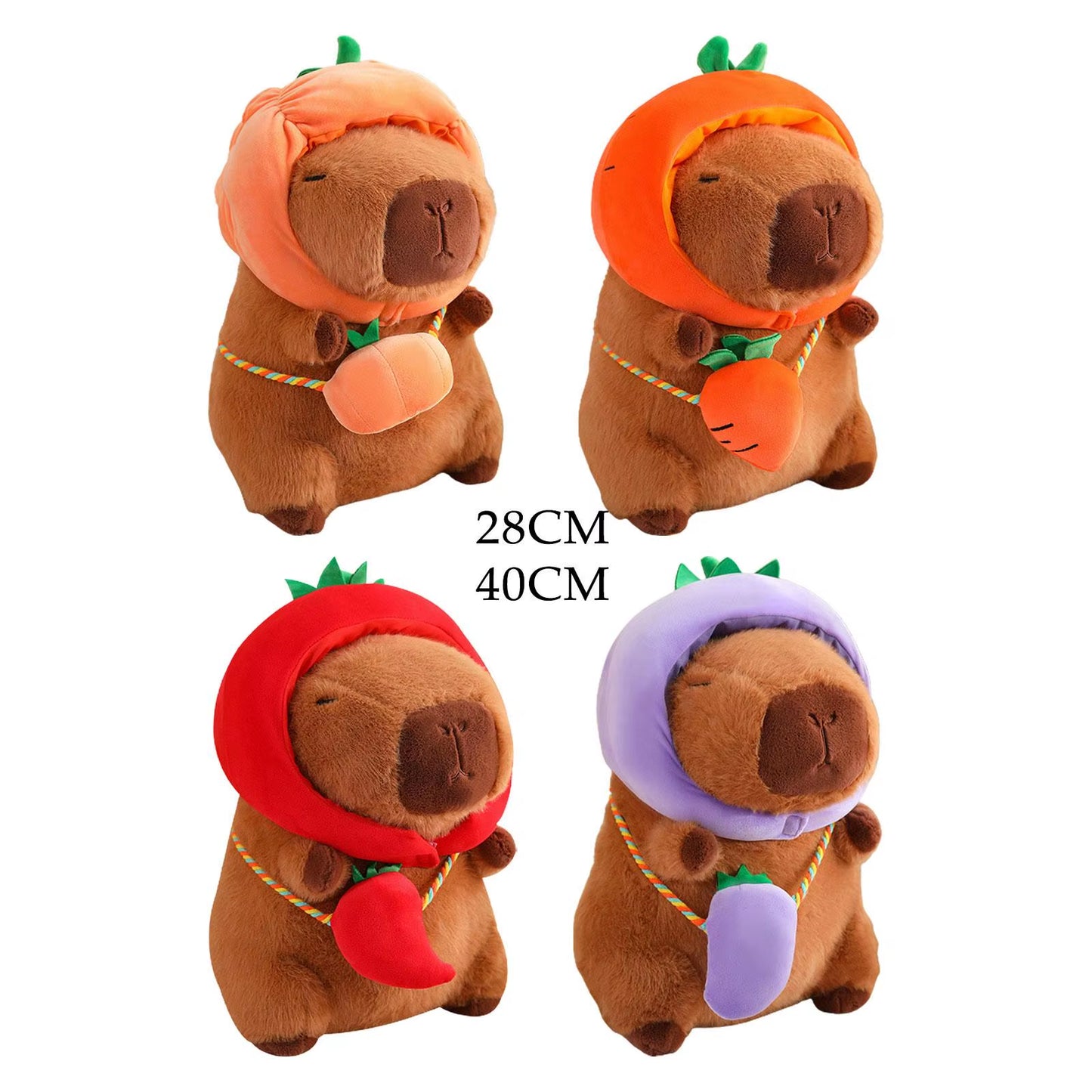 Capybara Stuffed Toy Home Decoration Collectible Soft Realistic Cute Capybara Stuffed Animal for Boys Girls Gifts Adults Family