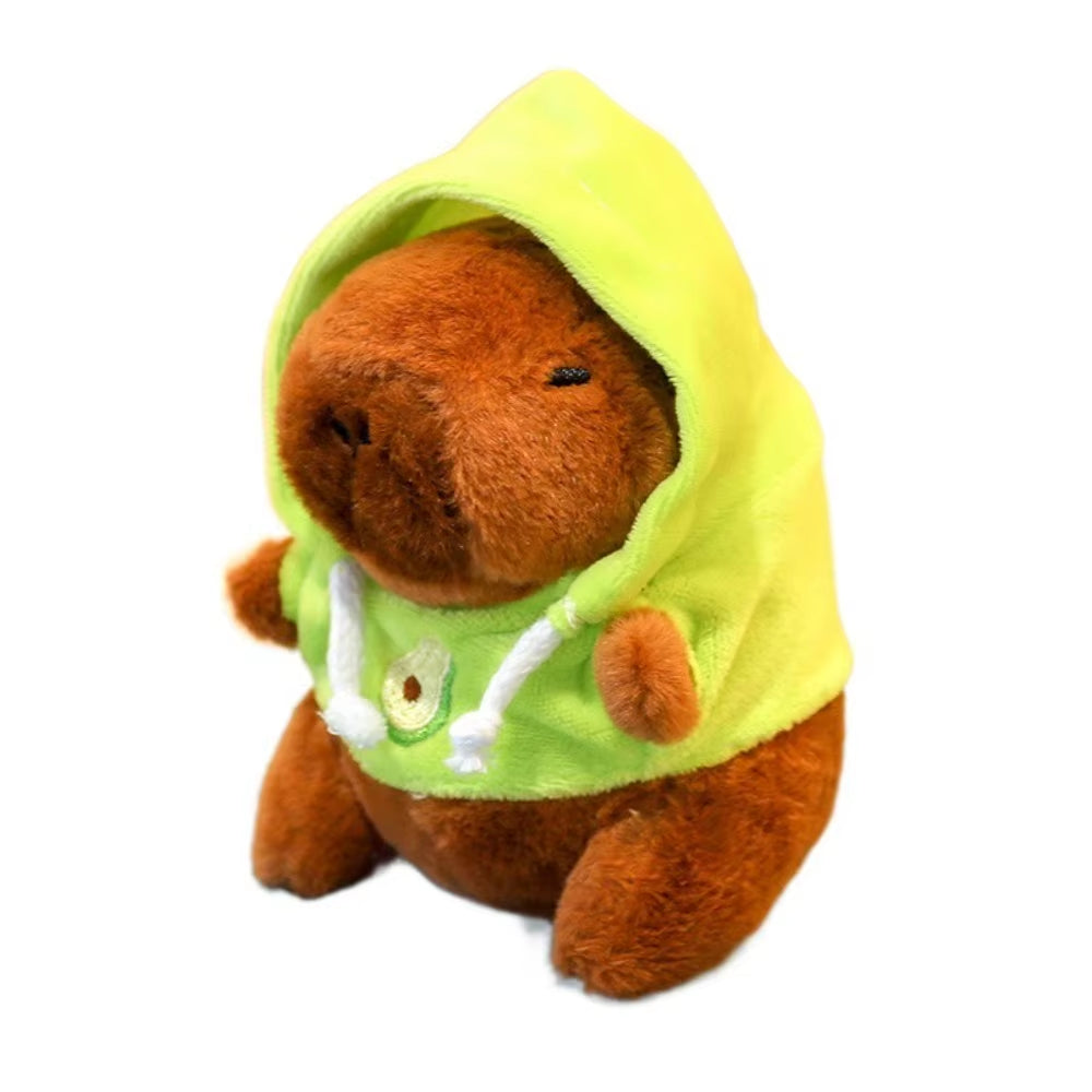 Swimming Ring Capybara Plush Capybara Keychain Stuffed Animals Cute Toy Capybara Bag Pendant Headgear Capybara Doll