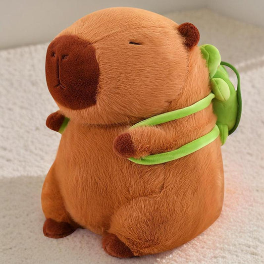 Summer Capybara Plush Toy, Cute Simulation Capybara Stuffed Toy, Soft Animals Decoration Toy for Home Sofa & Bed, Pets Plush Toys, Jelly Cats, Posh Plush Bedroom Decor, Valentine'S Day Gift