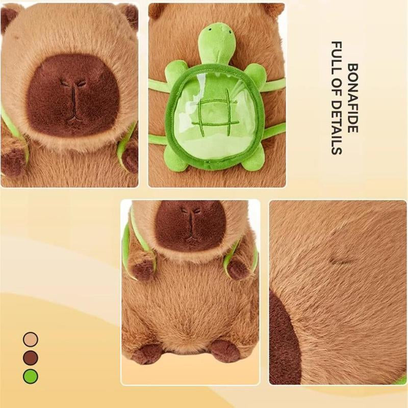 Summer Capybara Plush Toy, Cute Simulation Capybara Stuffed Toy, Soft Animals Decoration Toy for Home Sofa & Bed, Pets Plush Toys, Jelly Cats, Posh Plush Bedroom Decor, Valentine'S Day Gift