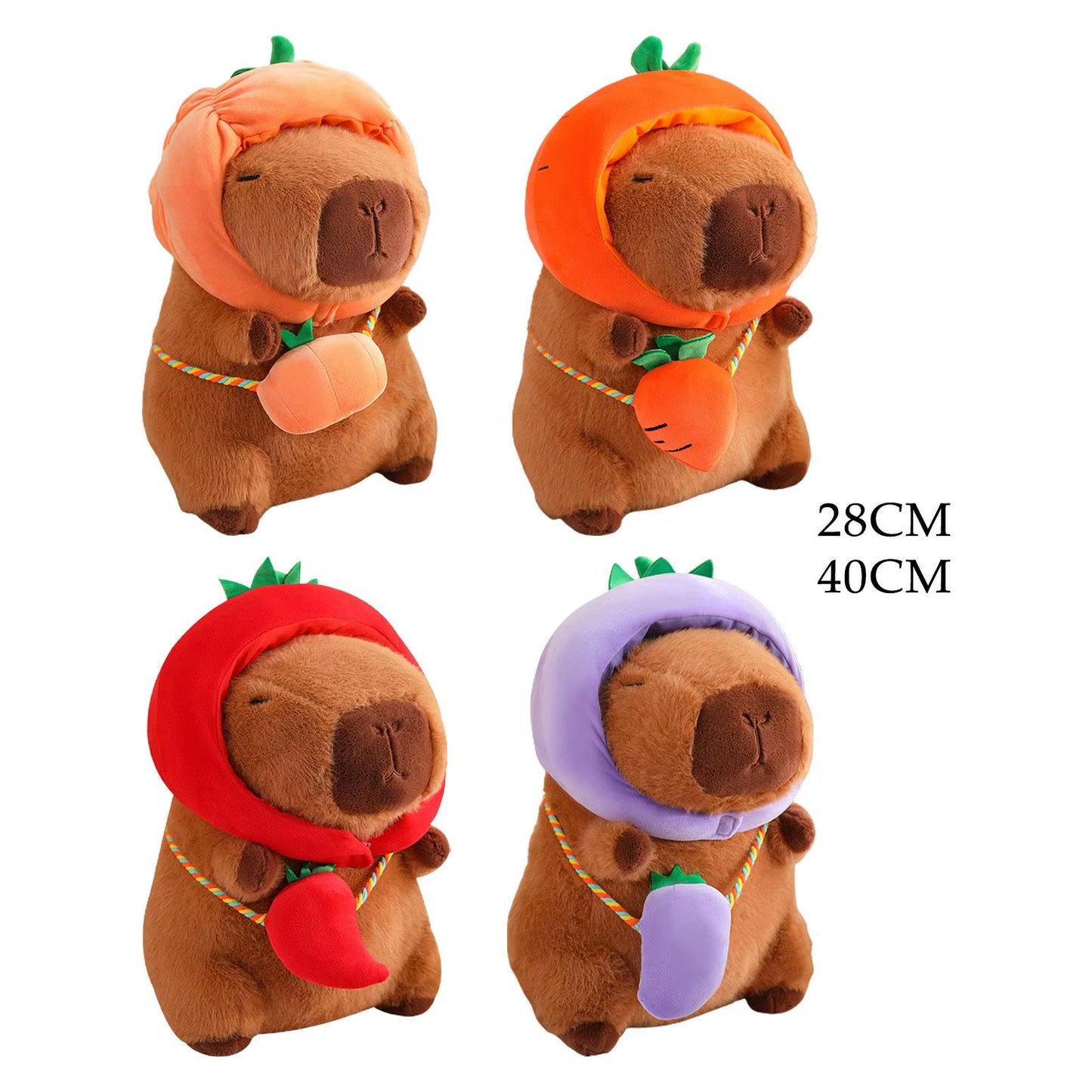 Capybara Stuffed Toy Home Decoration Collectible Soft Realistic Cute Capybara Stuffed Animal for Boys Girls Gifts Adults Family