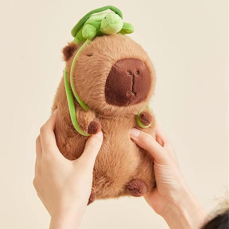 Summer Capybara Plush Toy, Cute Simulation Capybara Stuffed Toy, Soft Animals Decoration Toy for Home Sofa & Bed, Pets Plush Toys, Jelly Cats, Posh Plush Bedroom Decor, Valentine'S Day Gift